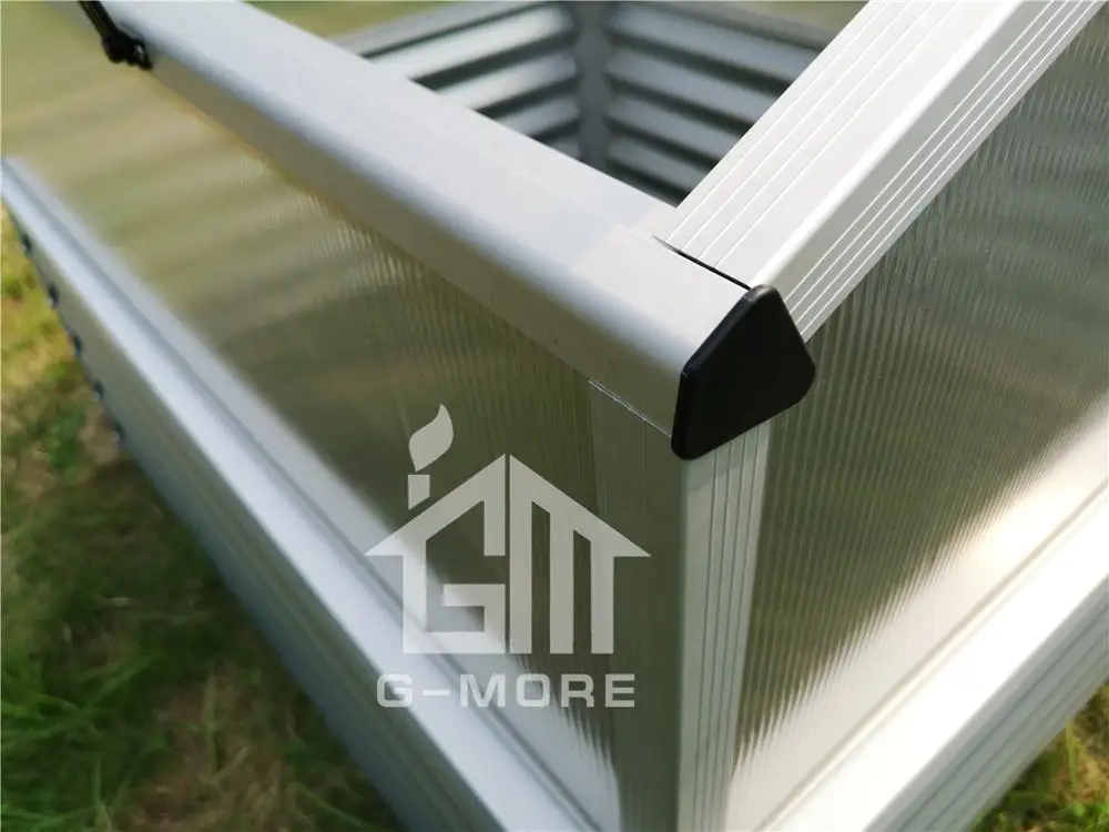 
Latest Design Raised Bed Garden + Small Garden Greenhouse 