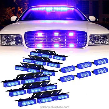Police strobe lights