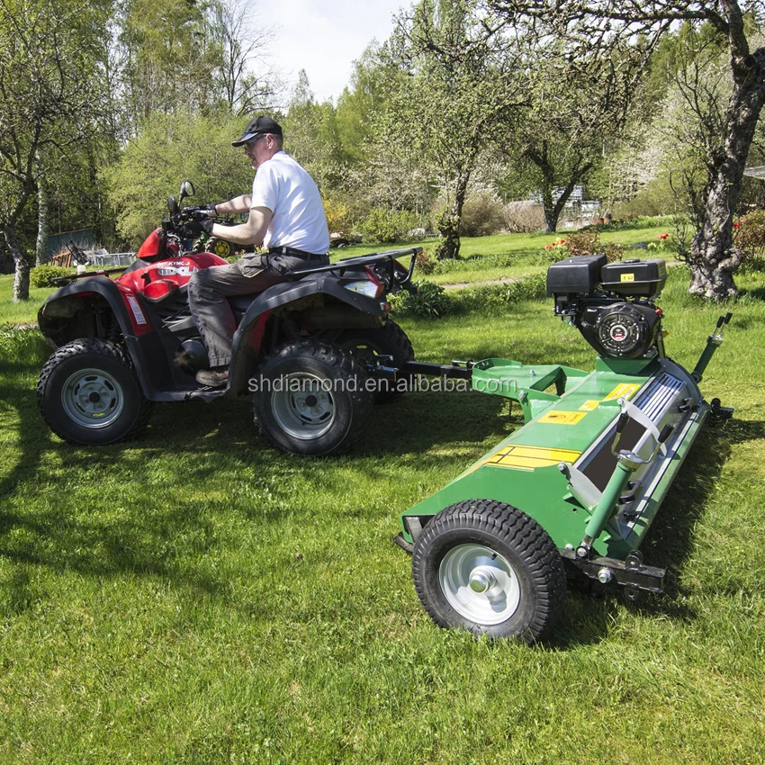 15hp Self Powered Tow Behind Atv Flail Mower/150cm Work Width Quad