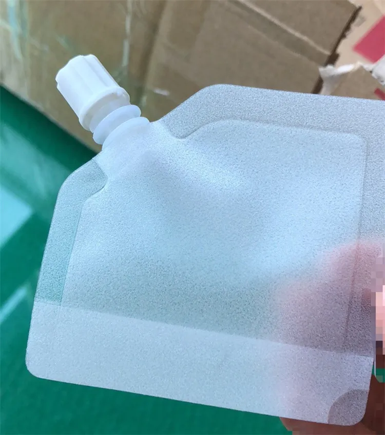 Stand Up Pouch For Shampoo Shiny And Small Packaging High Quality 20ml Plastic Liquid Bag With