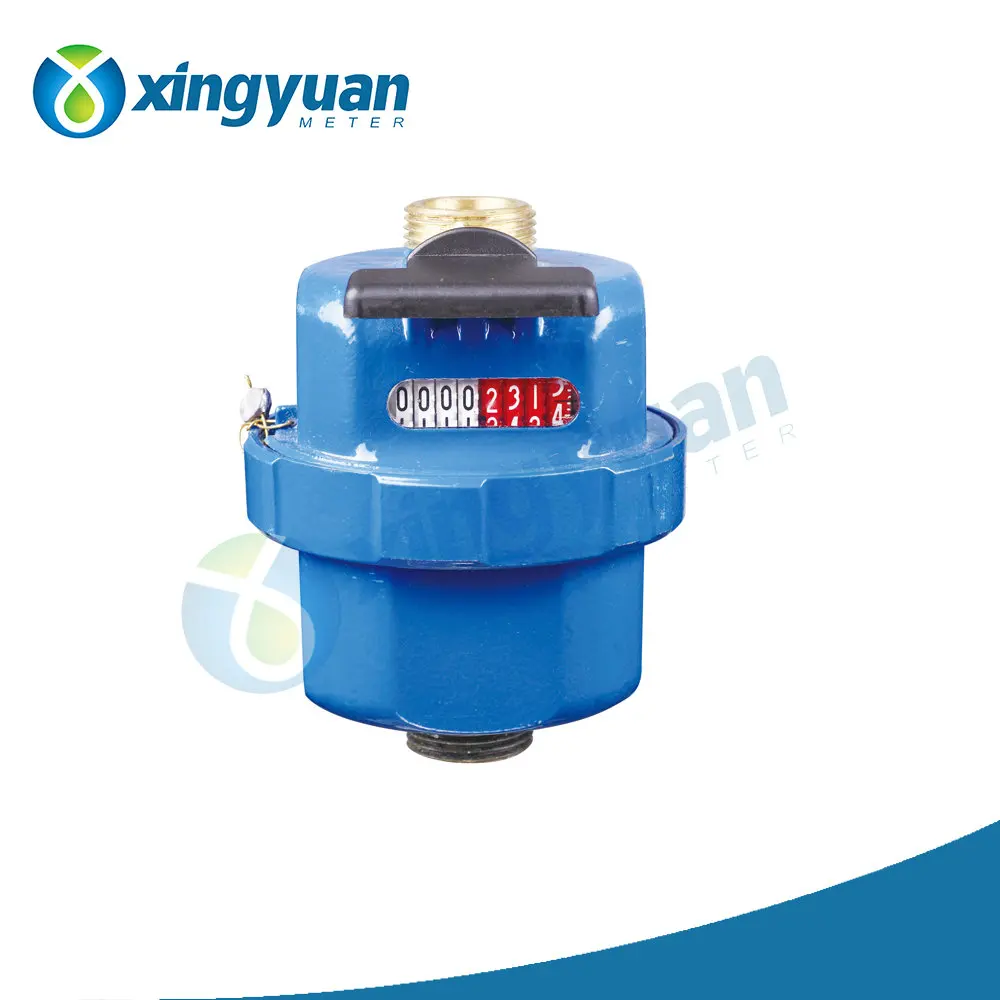 
Volumetric rotary piston water meter 