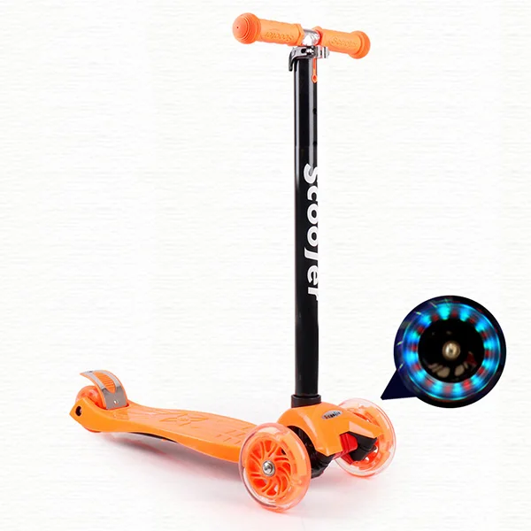 

Four-Wheel Folding Kids Skateboards Car Flash Lifting Light Energy Children Twisting Scooter For Sale Height Can Be Adjusted Min