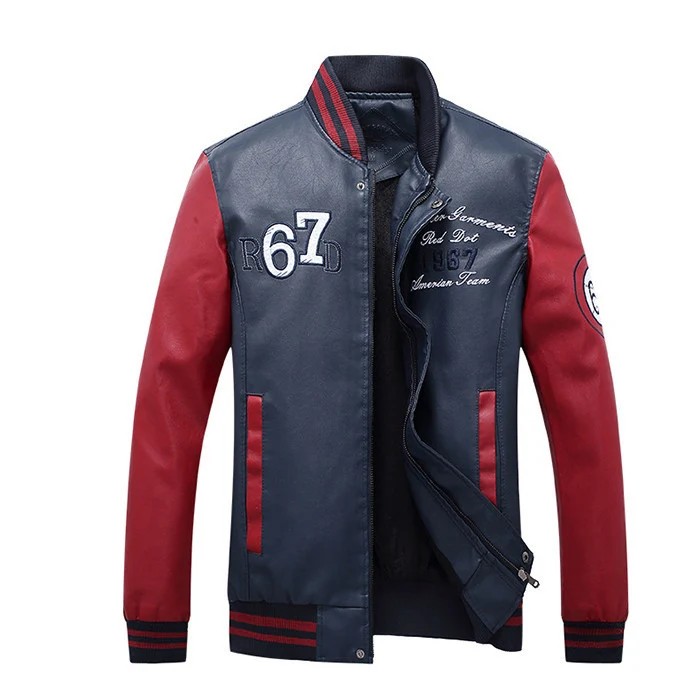 

Wholesale price man motorcycle leather jacket latest design moto slim fit fashion leather jackets for men online shopping