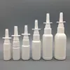 mini 5ml hdpe white plastic nasal spray pump bottle, 5ml HDPE nasal atomizers, 5ml oral spray applicators