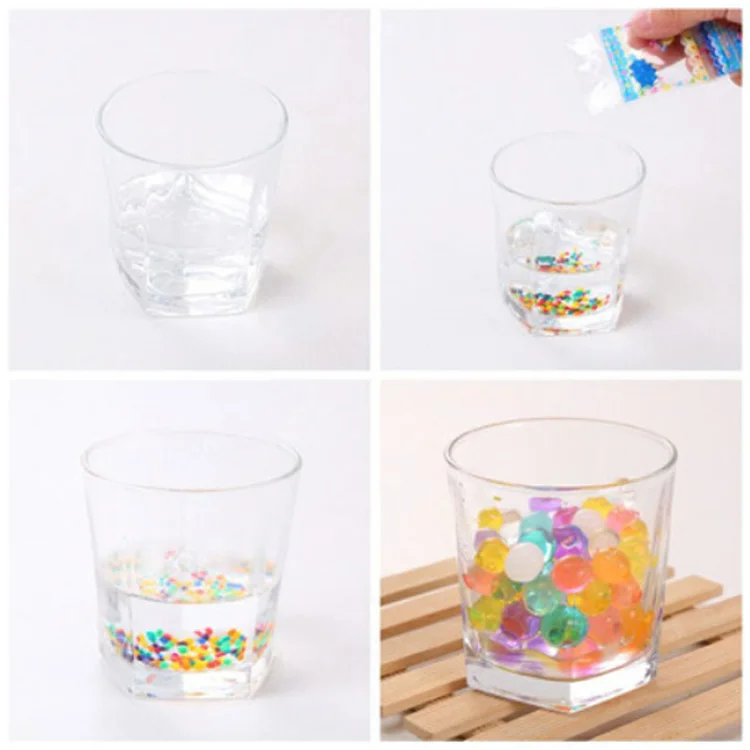 Factory Price Eco-friendly Nontoxic Customized Size Trending Products Hydrogel Balls, Crystal Soil Water beads