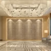 Plant fiber wedding centerpieces embossed wall murals 3d wall coating indian mural paintings.