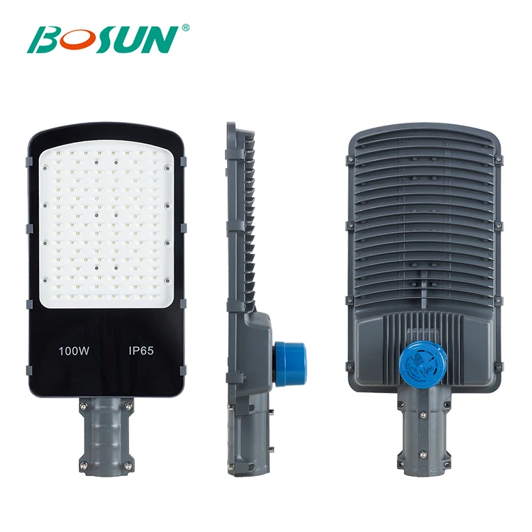 BOSUN High power ip65 outdoor waterproof square 120w 150w led street light fixture