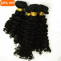 

Letsfly 10A mix lengths 4pcs unprocessed afro jerry curl italy wave curly brazilian virgin hair weaves