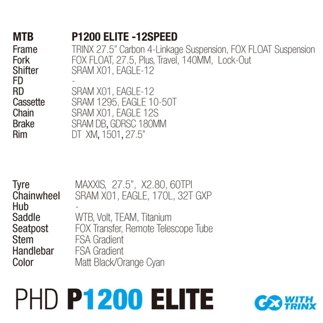 trinx phd p1200 elite price