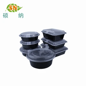 Image of Plastic eco friendly Disposable catering microwave lunch box