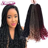 

Goddess locs curly faux locs hair extension free sample for braiding crochet hair Attachments