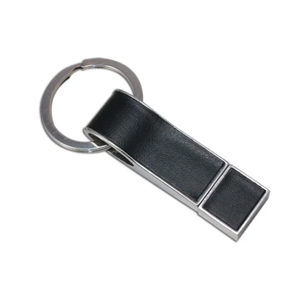 Custom Logo Printed Full Capacity Leather USB Stick 8GB With Gift Box - ANKUX.COM