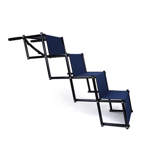 Image of Amazon hot sell manufacturer dog cat foldable pet steps pet stairs for small medium pets