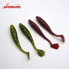 3D Eyes 9.5cm5.5g soft plastic fishing lure T tail shad fishing baits