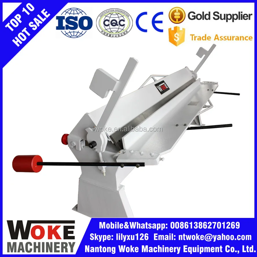 
Manual Press Brake Sheet Metal 1mm, 2mm Folding Bending Machine, Folder Brake 
