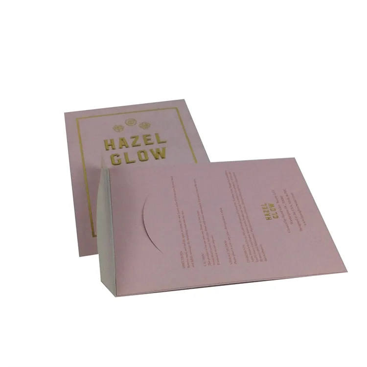 
Custom print envelope with golden foil logo 