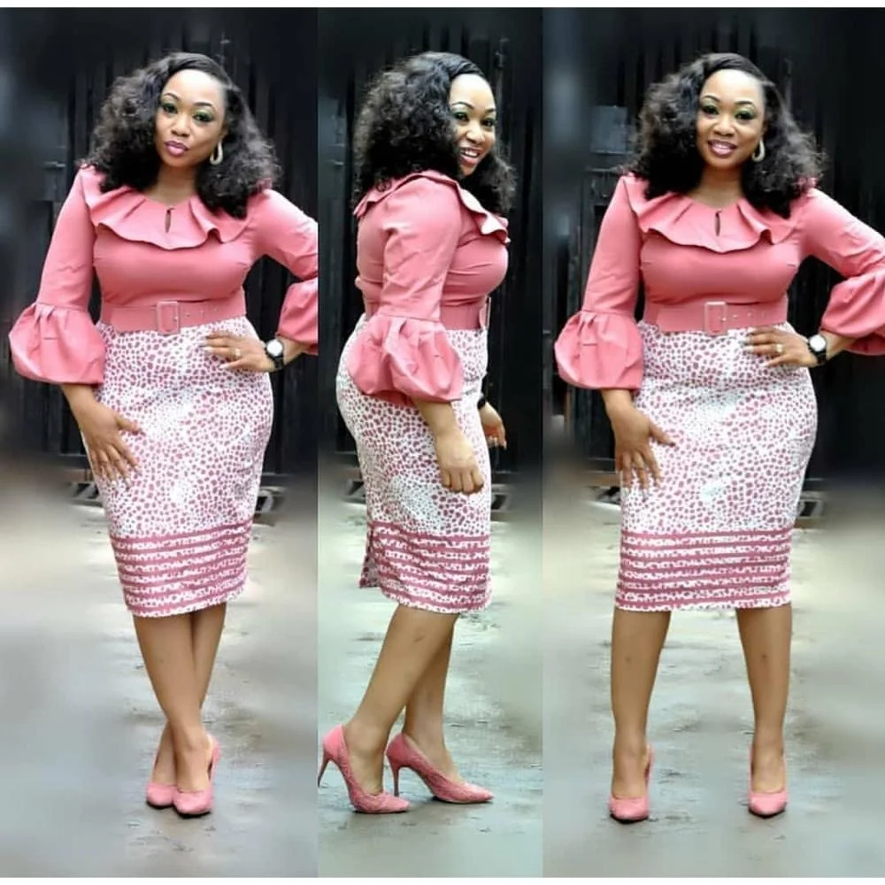 Hot sale latest ladies Plus size Pencil dresses african dress styles