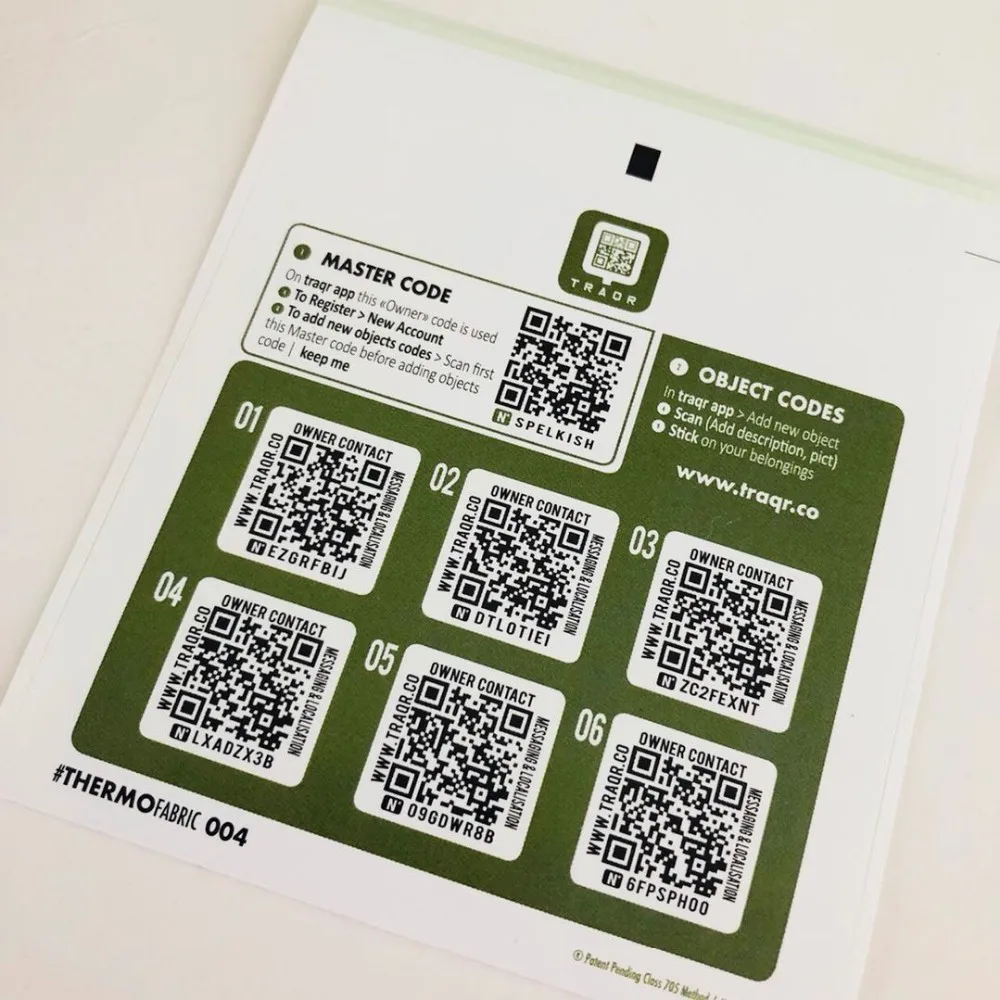 Barcode Qr Code Security Paper Soft Tag Label Sticker Pet Tag Qr Code