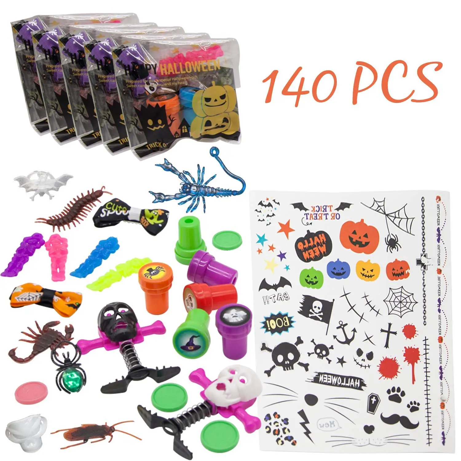 Buy Bulk  336 Halloween  Novelty  Toys for Kids 24 Rubber 