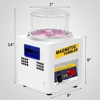 

Mophorn Magnetic Tumbler Jewelry Polisher 110V-220V Magnetic Grinding and Polishing Machine 7.3 inch Jewelry Polisher Tumbler fo