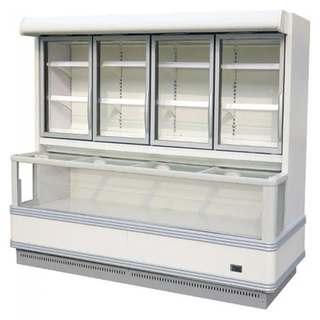 Витрина холодильная поляр. Стеллаж холодильный ВПВ С solo l7 1875 r290. Комбинированный холодильная витрина. Комбинированная морозильная горка. Раздвижные витрины