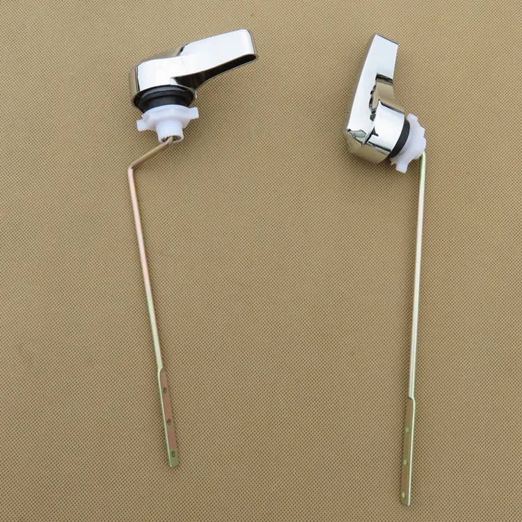 Universal Toilet Tank Flush Lever Rustproof Toilet Electroplating Irons Wrench Side Mount Toilet