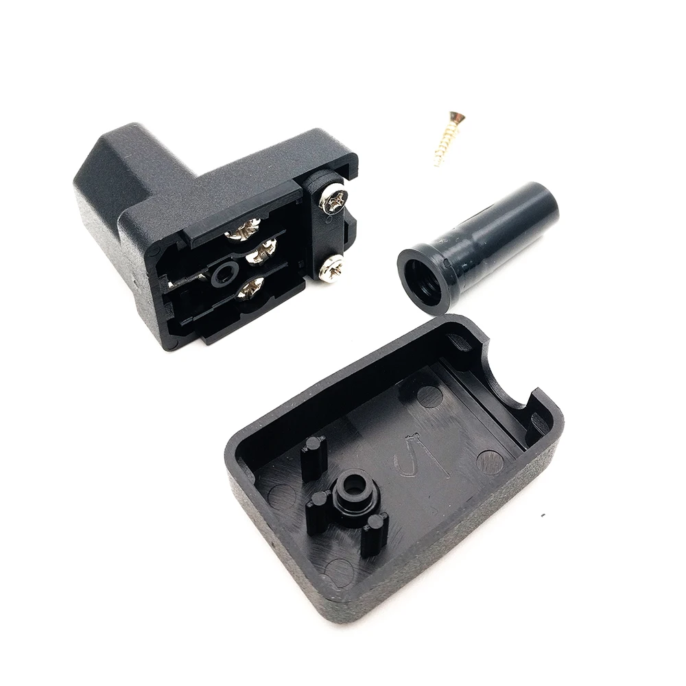 Iec 320 C13 Power Plug,90 Degree Angled Iec 320 C13 Female Plug Ac 10a