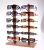 Tabletop Nice Looking 2 Row 12 Pairs of Wood Sunglasses Eyewear Display Holder