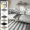 Bread Tile Black Ceramic 3D Effect Diamond Mosaic Tile Art Pattern Black Diamond Shape Ceramic Mosaic For Wall