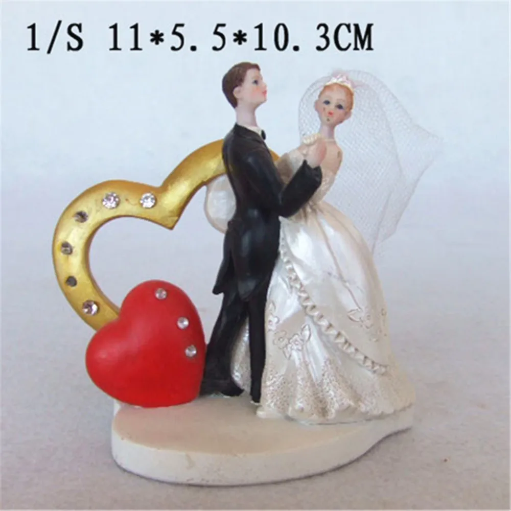 Creative Love Romance Wedding Anniversary Cake Toppers Figurines