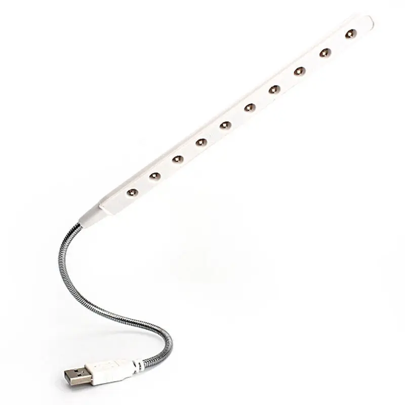 10leds Flexible Usb Stick Light,Adjustable Usb Light,Led Reading Light