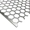 Decorative Hexagonal 2Mm Stainless Steel Lowes Perforated Metal Sheet Fence Facade