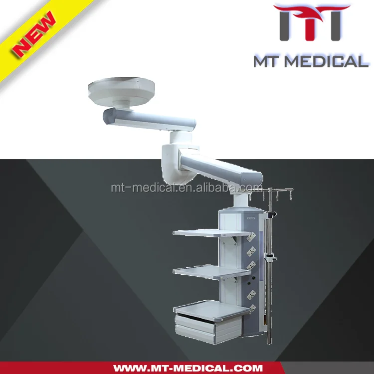 High quality Medical Alert Equipment Electric Tower Crane double Arm Surgery Medical Pendant.