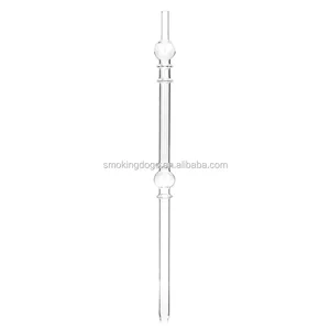 Image of Smoking Dogo 50cm Length Glass Hookah Hose Handle Shisha Mouthpiece Vaporizer Glass Hookah Mouthpiece