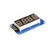 TM1637 4 digital tube display module LED brightness can be adjustable with clock point building blocks