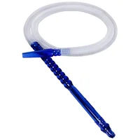 

china hookah plastic material 1.5m disposable plastic shisha hose