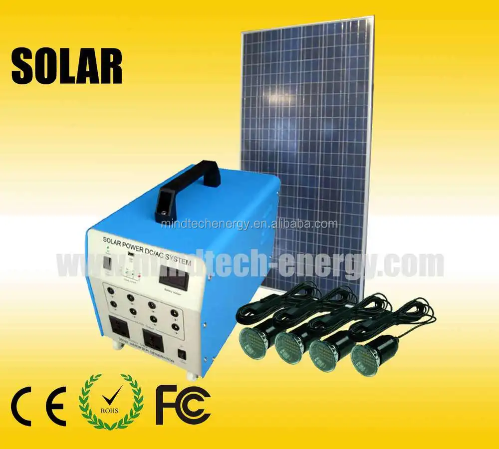500w home application 220v solar powered system