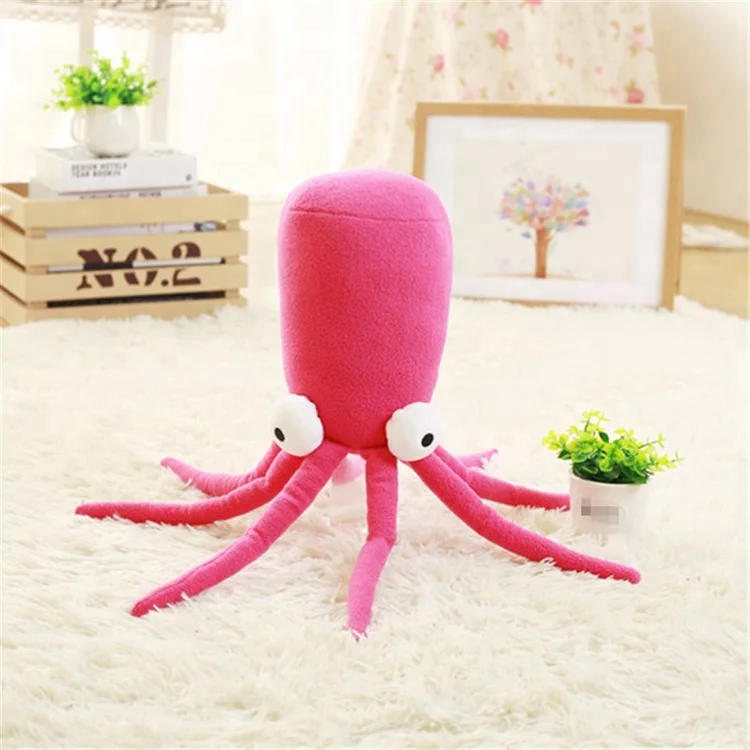 pink octopus stuffed animal