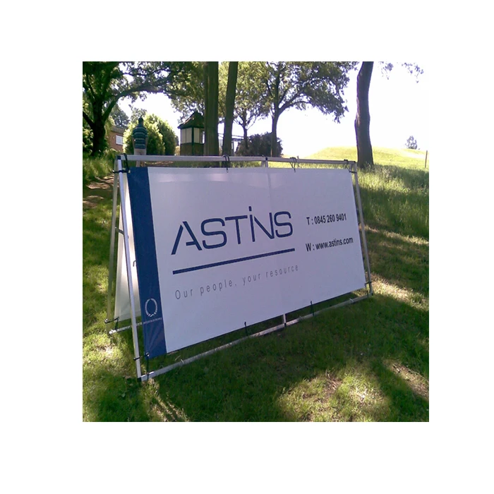 Custom Exhibition Fabric Banner Stand Outdoor A Frame Sign Buy