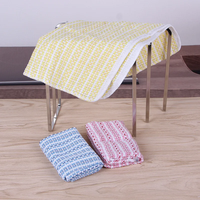 Cheap Absorbent Towel Polyester Cotton Striped Kitchen Towel Buy