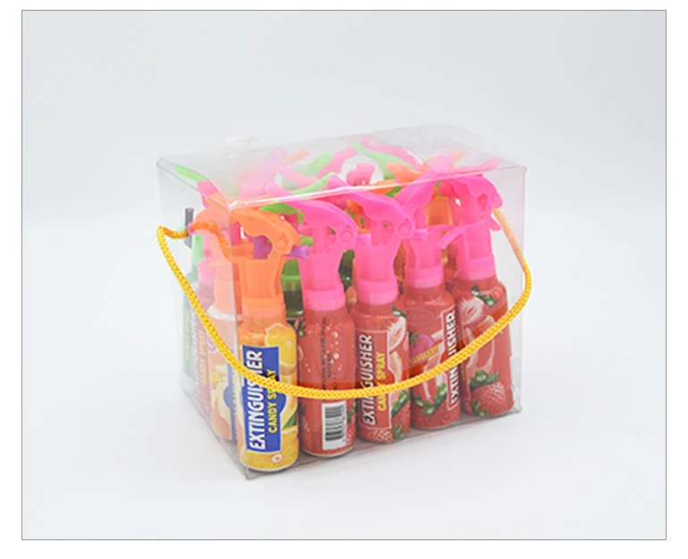 Novelty Fire Extinguisher Shaped Liquid Candy Assorted Fruity Flavor