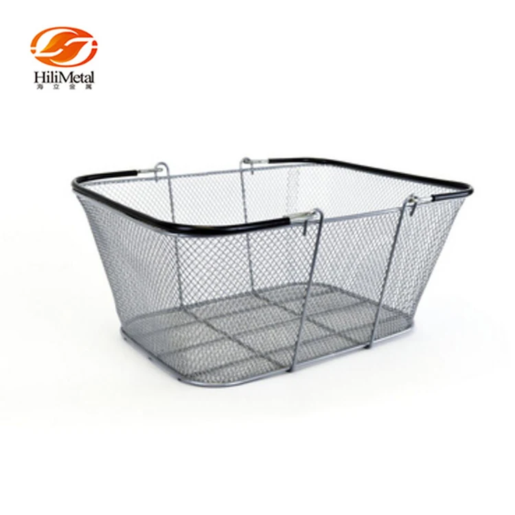 Grocery Market Stainless Steel Shopping Basket - Buy Stainless Steel ...