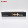 SDAPO PSE108EX shenzhen IEEE802 3af at 8ports poe switch Suitable for studio family