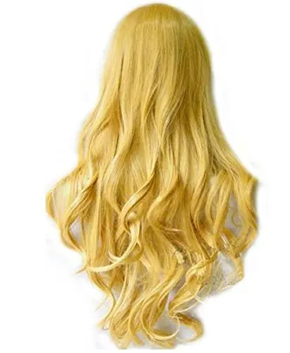 yellow male wig