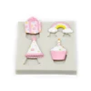Unicorn Rainbow Cloud Christmas Hat Gift Bag Fondant Cake Silicone Mould Chocolate DIY Baking Tools