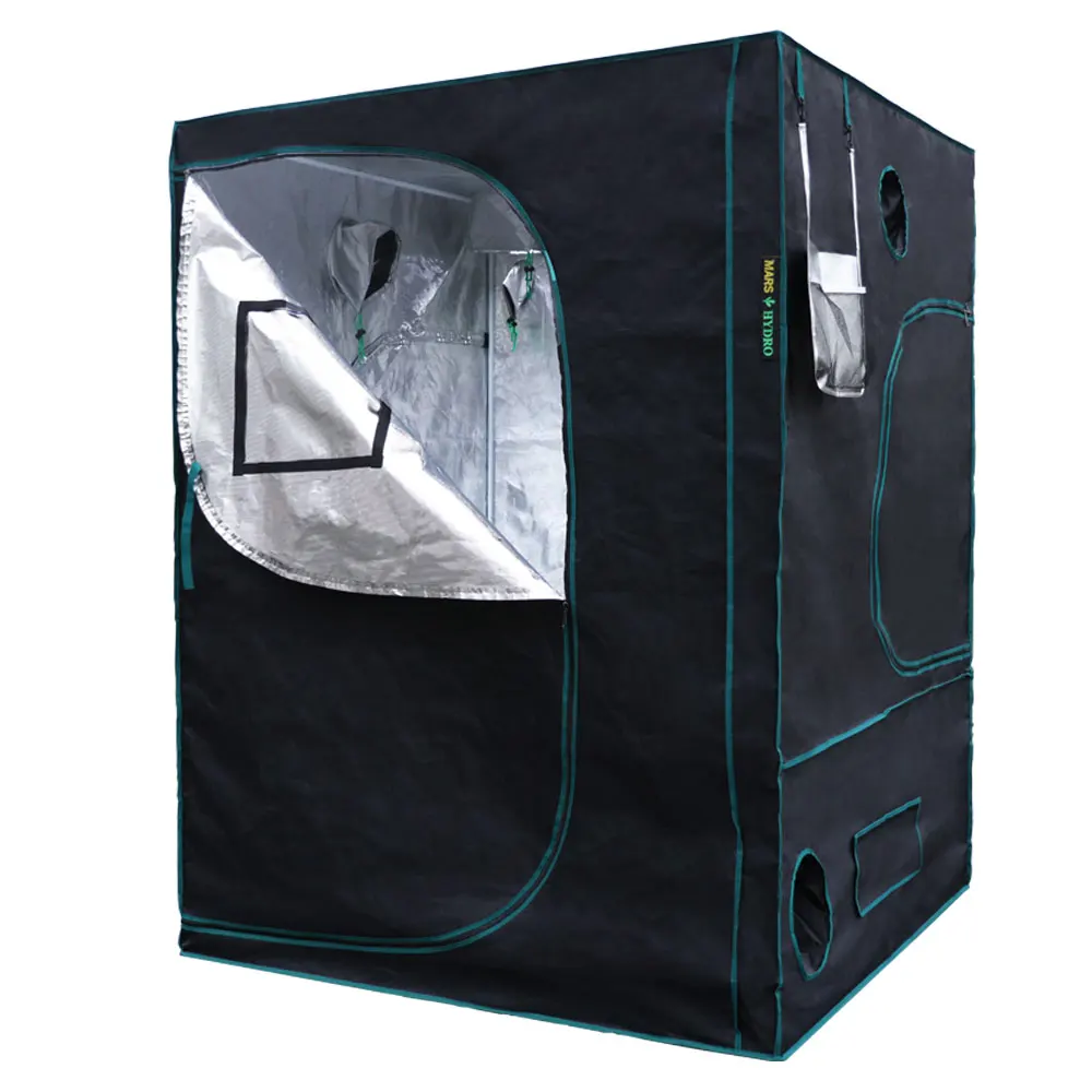 Mars Hydro 150x150 1680d Indoor 5x5 Grow Tent 99% Reflective Mylar All ...