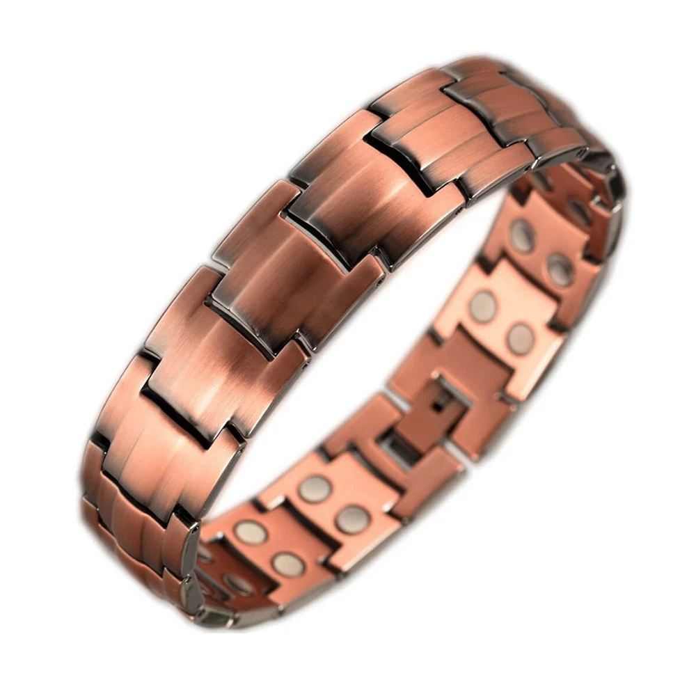 

Inox Fashion Wholesale Arthritis Men Health Magnet Energy Power Bio Magnetic Therapy Pure Copper Bracelet Jewelry