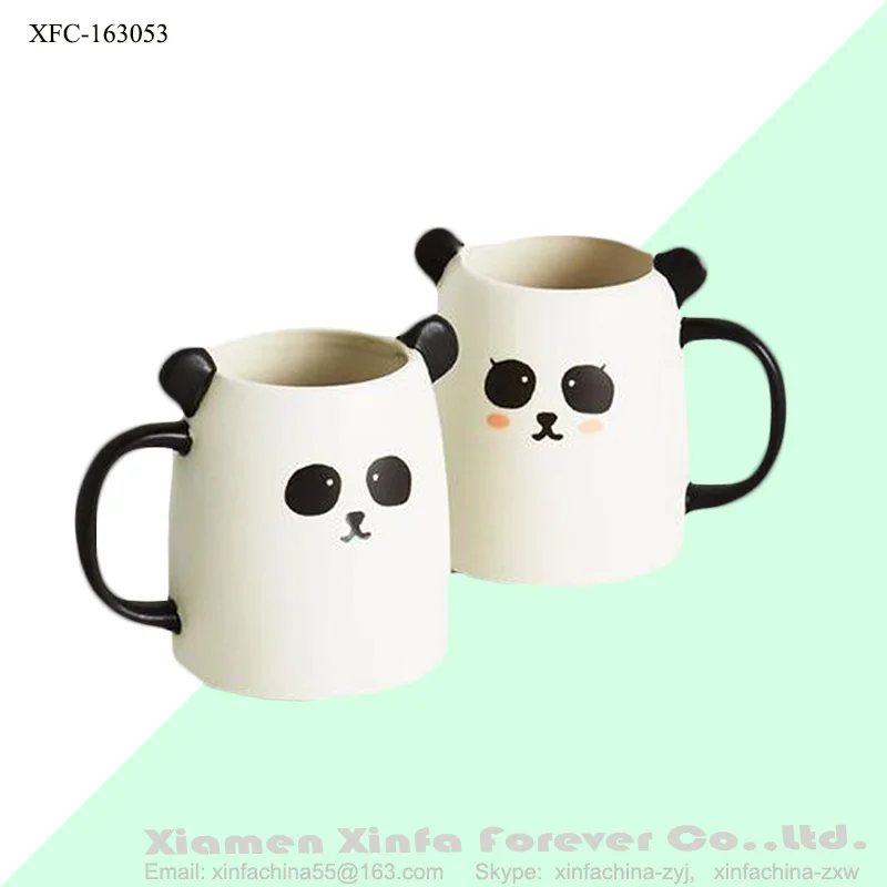 cute panda coffee milk tea ceramic mug cup lover kid gift