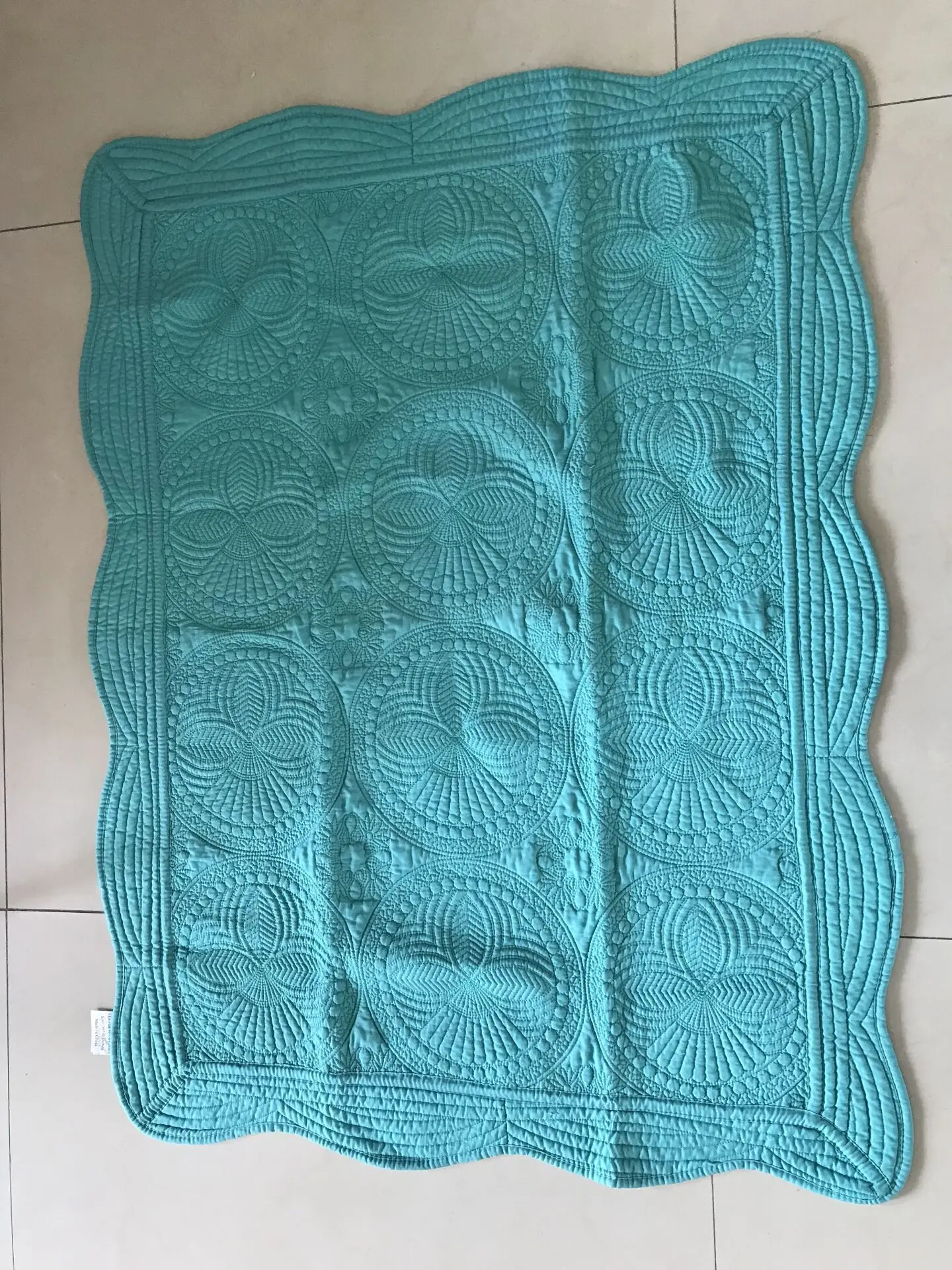 Wholesale Ruffled Cotton Blanks Blanket Quilted Newborn Baby Swaddle