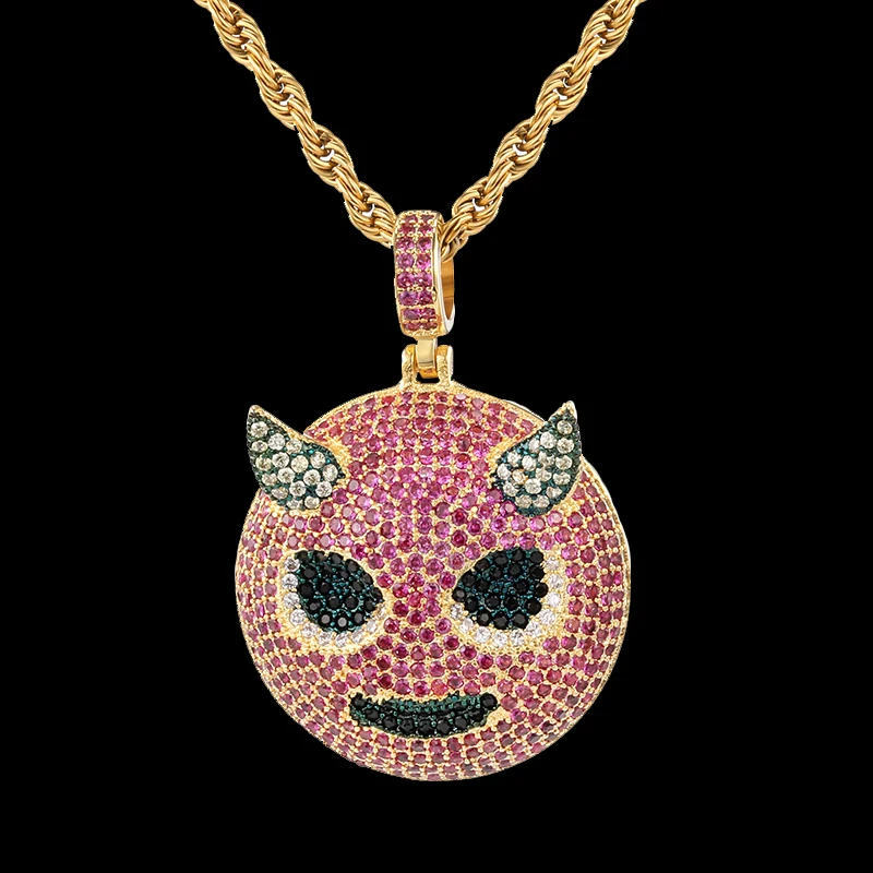Yumai u2014 Collier Avec Pendentif Masque Pour Hommes,Bijoux Hip-hop 